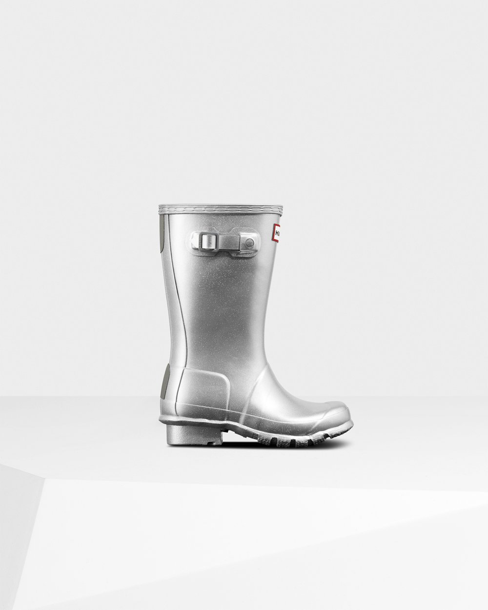 Kids Rain Boots - Hunter Original Big Cosmic (05KUBMPDX) - Silver